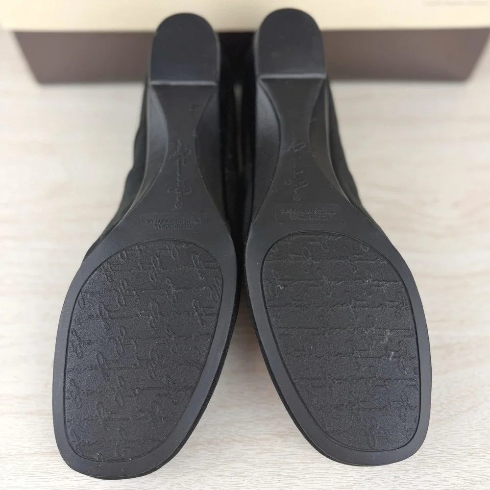HUSH PUPPIES Womens (8)‎ NIB Soft Style Black Wedge Rhita Academia Comfort Vegan